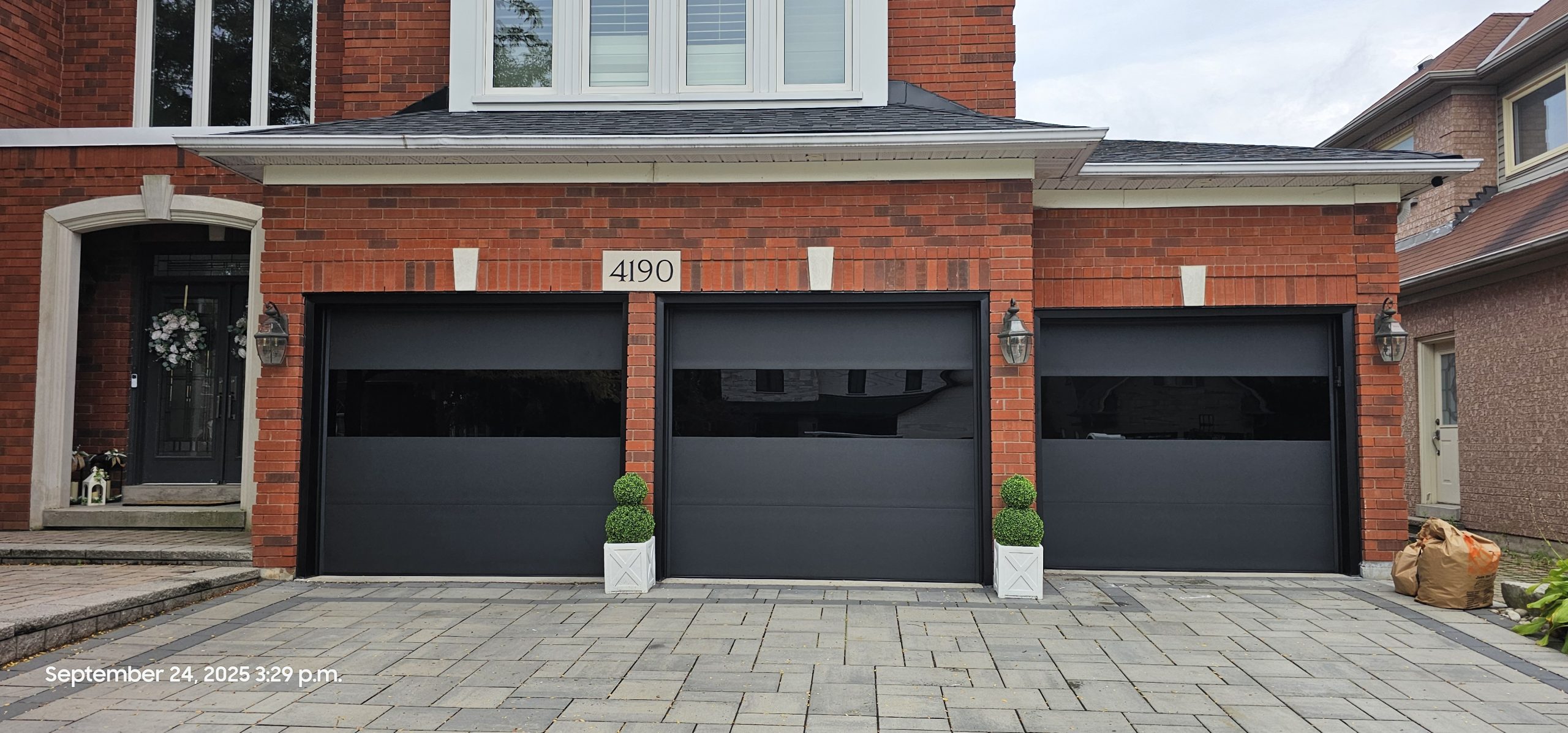 New garage door installation by Pro Entry Garage Doors