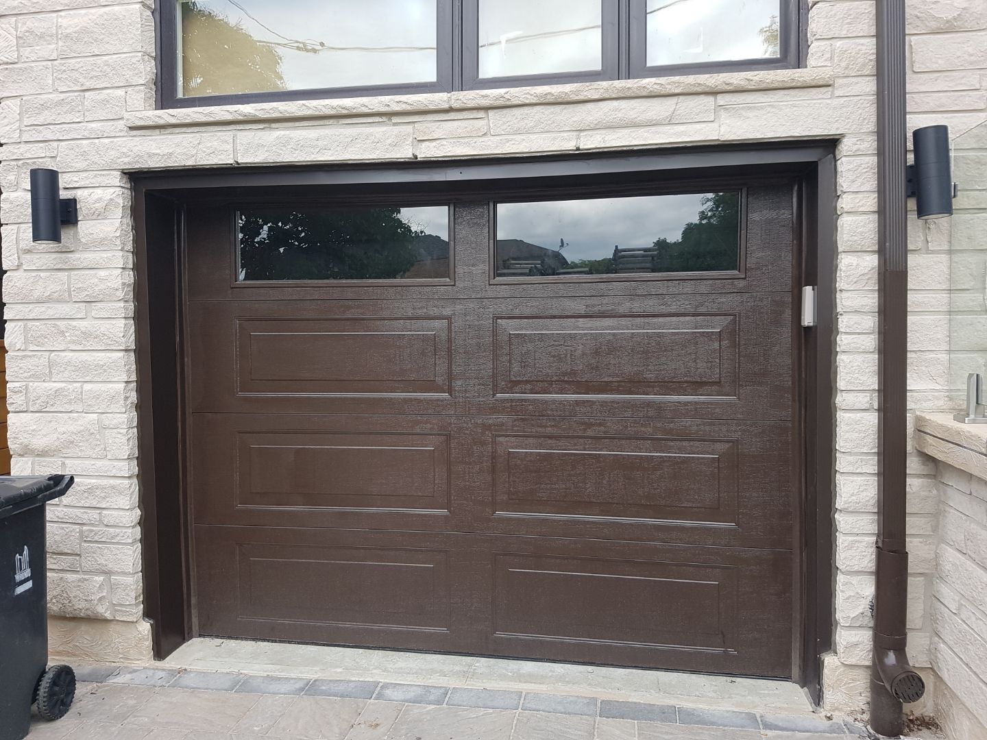 brown garage doors
